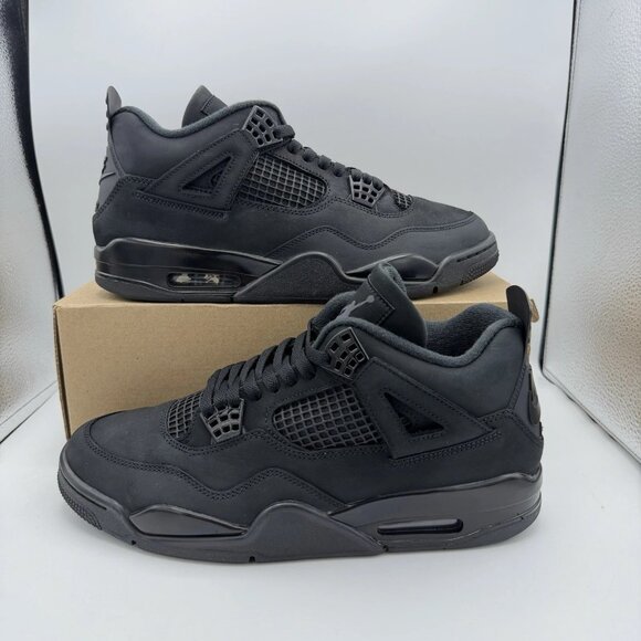 Jordan Air Jordan 4 Retro Black Cat 2025 Men\'s Black